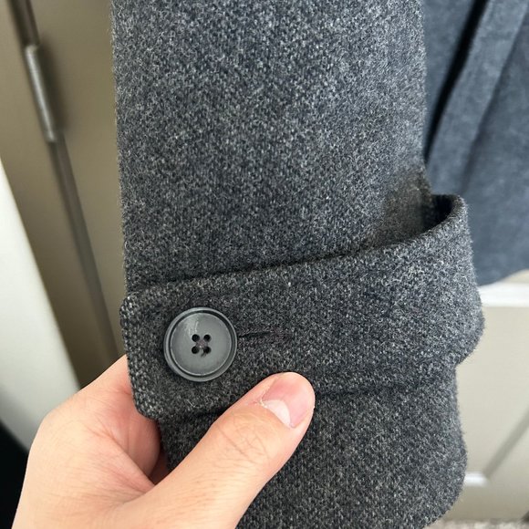 INC International Concepts Faux Fur Wool Coat - Picture 6 of 10